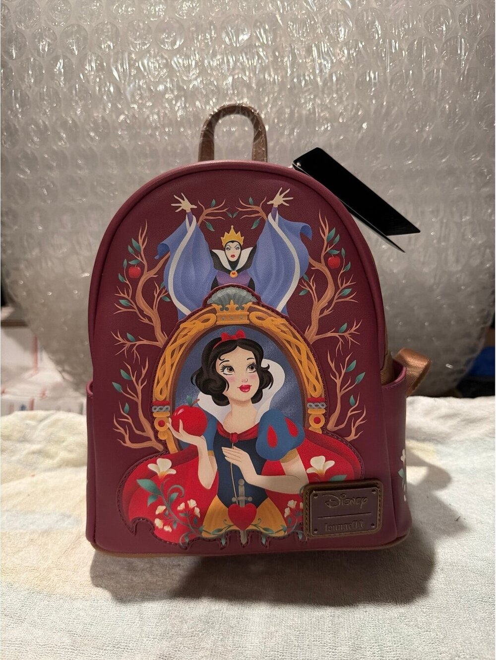Loungefly Disney Snow White 'Just One Bite' Mini Backpack NWT